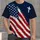 Distressed American Flag And Cross For Patriotic Faith And Independence Day All-over Print Unisex T-shirt - 4