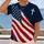 Distressed American Flag And Cross For Patriotic Faith And Independence Day All-over Print Unisex T-shirt - 2