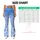 Blue Ombre Floral Blooms for Yoga, Running and Everyday Fitness Sessions Outdoors Leggings - 7
