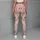 Cute White Cat and Strawberry Motifs for Yoga, Pilates, and Everyday Casual Wear Leggings - 6
