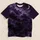 Purple Crescent Moon and Bats for Gothic Halloween Nights and Spooky Autumn Gatherings All-over Print Unisex T-shirt - 1