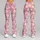 Pink White Floral Blossoms for Yoga Pilates and Everyday Wear for Women Leggings - 9