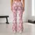 Pink White Floral Blossoms for Yoga Pilates and Everyday Wear for Women Leggings - 10