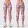Pink White Floral Blossoms for Yoga Pilates and Everyday Wear for Women Leggings - 3