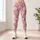 Pink White Floral Blossoms for Yoga Pilates and Everyday Wear for Women Leggings - 4