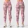 Pink White Floral Blossoms for Yoga Pilates and Everyday Wear for Women Leggings - 1
