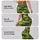 Olive And Lime Woodland Camo For Yoga Training, Running, And Outdoor Fitness For Women Leggings - 2