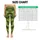 Olive And Lime Woodland Camo For Yoga Training, Running, And Outdoor Fitness For Women Leggings - 3