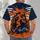 Orange Navy Football Runner Scene for Game Day Tailgates and Colorado Sports Fans All-over Print Unisex T-shirt - 6