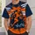 Orange Navy Football Runner Scene for Game Day Tailgates and Colorado Sports Fans All-over Print Unisex T-shirt - 5