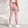 Blush Pink Ivory Botanical Sprigs for Yoga, Pilates and Everyday Activewear Leggings - 5