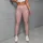 Blush Pink Ivory Botanical Sprigs for Yoga, Pilates and Everyday Activewear Leggings - 6