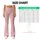 Blush Pink Ivory Botanical Sprigs for Yoga, Pilates and Everyday Activewear Leggings - 7