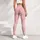 Blush Pink Ivory Botanical Sprigs for Yoga, Pilates and Everyday Activewear Leggings - 5