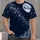 Moonlit Sleigh and Snowflake Forest for Christmas Holiday Celebrations All-over Print Unisex T-shirt - 4
