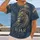 Lion and Cross Faith Expression for Daily Golf and Casual Wear, Men’s Spiritual Style All-over Print Unisex T-shirt - 2
