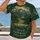 Mountain Golf Course Cross at Sunrise for Faith-Focused Fairway Days on the Green All-over Print Unisex T-shirt - 2