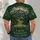 Mountain Golf Course Cross at Sunrise for Faith-Focused Fairway Days on the Green All-over Print Unisex T-shirt - 6