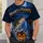 Halloween Fishing Night Lake Scene for Autumn Anglers All-over Print Unisex T-shirt - 5