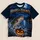 Halloween Fishing Night Lake Scene for Autumn Anglers All-over Print Unisex T-shirt - 1