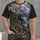 Majestic Antlered Buck in Pine Forest for Cozy Cabin Evenings and Woodland Getaways All-over Print Unisex T-shirt - 4