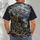 Majestic Antlered Buck in Pine Forest for Cozy Cabin Evenings and Woodland Getaways All-over Print Unisex T-shirt - 6