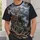 Majestic Antlered Buck in Pine Forest for Cozy Cabin Evenings and Woodland Getaways All-over Print Unisex T-shirt - 5
