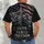 Faith Cross and American Flag Mountain Scene for Patriotic Everyday Wear All-over Print Unisex T-shirt - 6