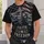 Faith Cross and American Flag Mountain Scene for Patriotic Everyday Wear All-over Print Unisex T-shirt - 5