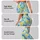 Mint Green Yellow and Blue Leaf Motifs for Yoga Pilates and Everyday Casual Wear Leggings - 2