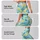 Mint Green Yellow and Blue Leaf Motifs for Yoga Pilates and Everyday Casual Wear Leggings - 8