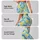 Mint Green Yellow and Blue Leaf Motifs for Yoga Pilates and Everyday Casual Wear Leggings - 2