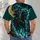 Gothic Skeleton Horse Rider for Halloween Nights and Dark Western Style Enthusiasts All-over Print Unisex T-shirt - 6