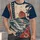 Ocean Waves Hibiscus Flowers Tropical Sunset Waves And Palm Trees For Relaxed Coastal Summer All-over Print Unisex T-shirt - 4
