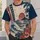 Ocean Waves Hibiscus Flowers Tropical Sunset Waves And Palm Trees For Relaxed Coastal Summer All-over Print Unisex T-shirt - 5