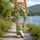 Fresh Guava Fruit for Yoga, Pilates and Weekend Errands, Women's Activewear Style Leggings - 12