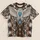 Snowy Owl Beadwork for Winter Travel and Bohemian Everyday Style for Women Outdoors All-over Print Unisex T-shirt - 1