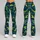 Teal Woodland Camo for Yoga, Pilates and Everyday Outdoor Adventures Leggings - 9