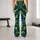 Teal Woodland Camo for Yoga, Pilates and Everyday Outdoor Adventures Leggings - 10