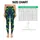 Teal Woodland Camo for Yoga, Pilates and Everyday Outdoor Adventures Leggings - 3