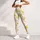 Golden Yellow Stars on Ivory for Yoga, Pilates and Everyday Studio-to-Street Style Leggings - 6