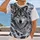 Realistic Wolf And Snowy Forest Wilderness Scene For Outdoor Adventure Enthusiasts All-over Print Unisex T-shirt - 2