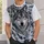 Realistic Wolf And Snowy Forest Wilderness Scene For Outdoor Adventure Enthusiasts All-over Print Unisex T-shirt - 5