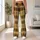 Brown Yellow Tartan Plaid for Yoga, Pilates and Casual Everyday Style Leggings - 10