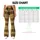 Brown Yellow Tartan Plaid for Yoga, Pilates and Casual Everyday Style Leggings - 7