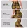 Brown Yellow Tartan Plaid for Yoga, Pilates and Casual Everyday Style Leggings - 2
