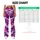 Purple Pink Camouflage Activewear For Yoga Pilates And Everyday Adventures Leggings - 7