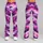 Purple Pink Camouflage Activewear For Yoga Pilates And Everyday Adventures Leggings - 9
