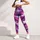 Purple Pink Camouflage Activewear For Yoga Pilates And Everyday Adventures Leggings - 6
