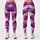 Purple Pink Camouflage Activewear For Yoga Pilates And Everyday Adventures Leggings - 1
